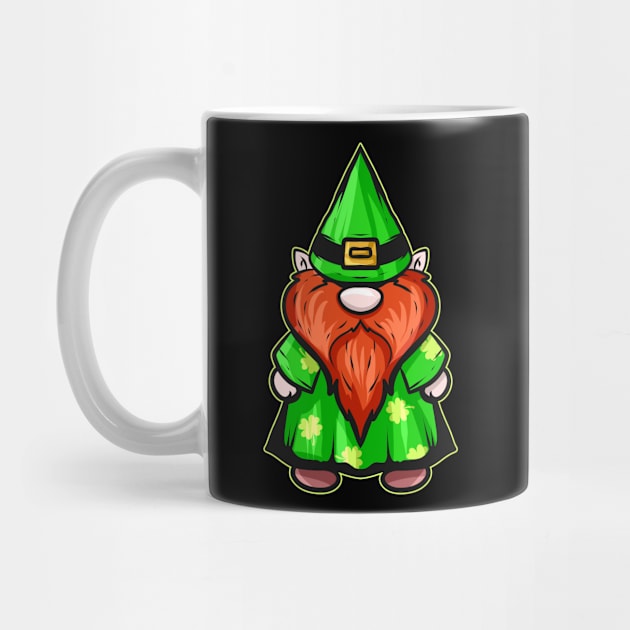 Green Dressed Gnome For St. Patricks Day by SinBle